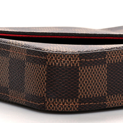 Louis Vuitton Damier Ebene Pochette Felicie Chain Wallet 12 of 13