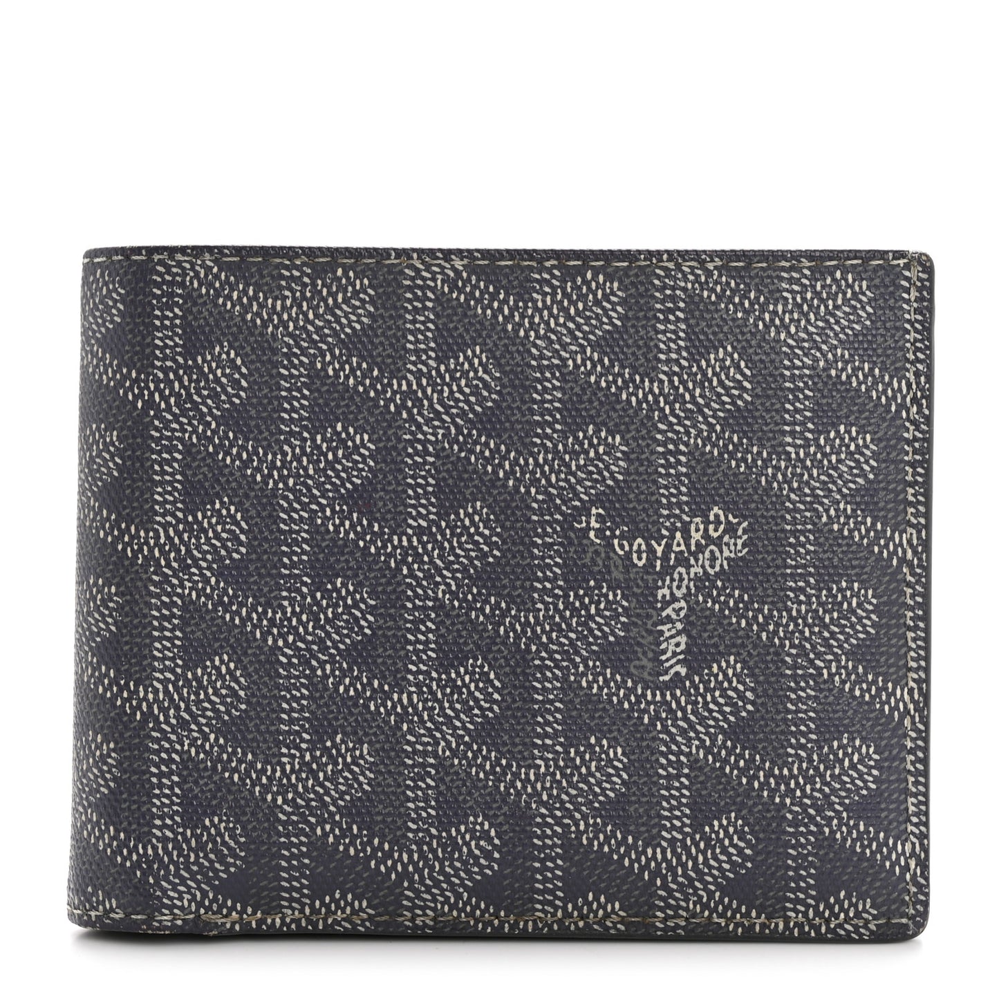 Goyardine Saint Florentin Bi-Fold Wallet Grey