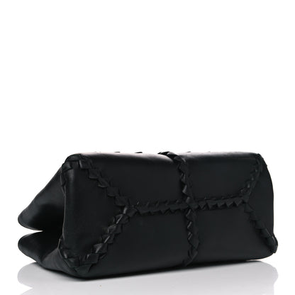 Bottega Veneta Calfskin Intrecciato Bag Black 3 of 17