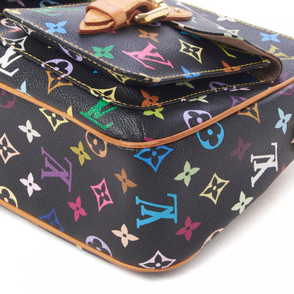 Louis Vuitton Monogram Multicolor Lodge GM Black 5 of 8