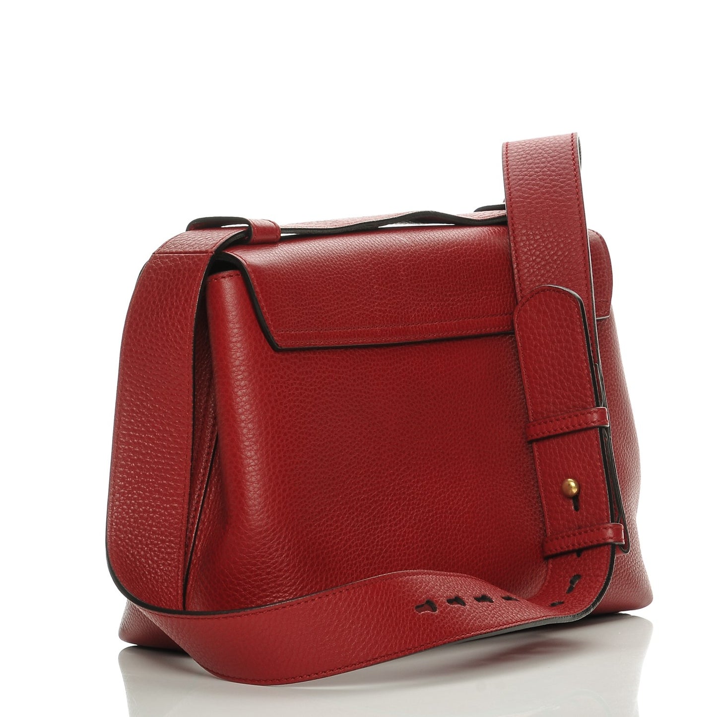 Cellarius Calfskin GG Marmont Shoulder Bag Vulcanic Red