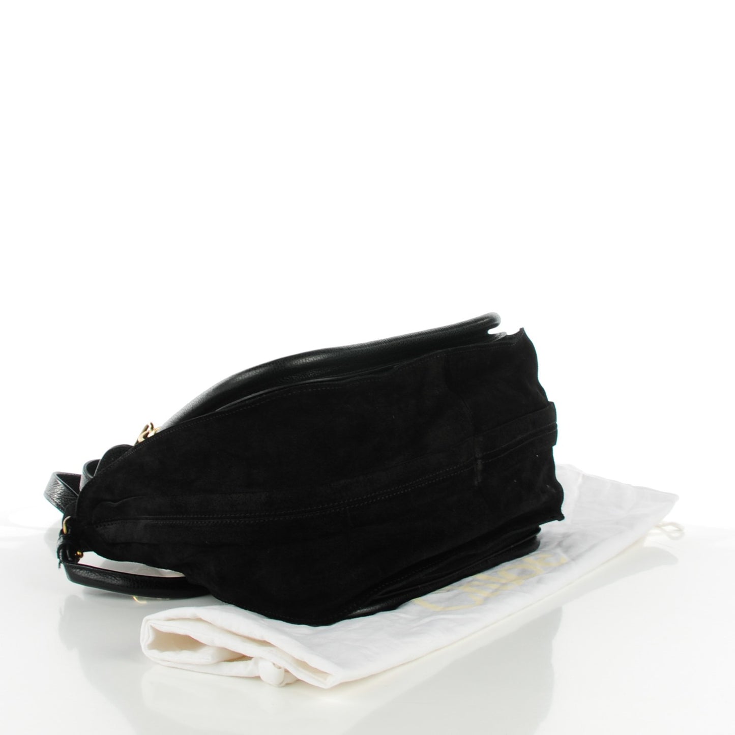 Suede Calfskin Medium Paraty Black