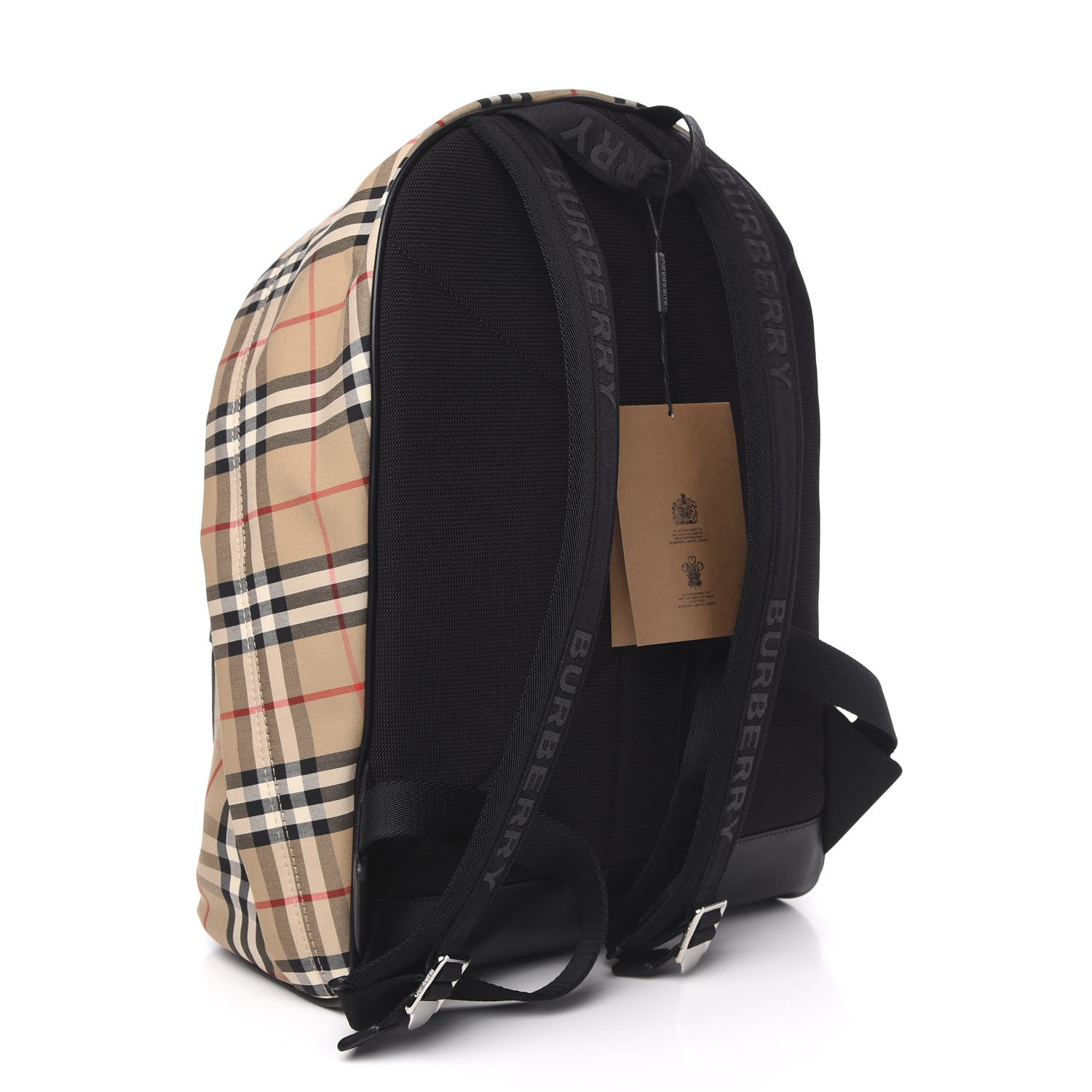 Burberry Vintage Check Jett Backpack Archive Beige 2 of 9