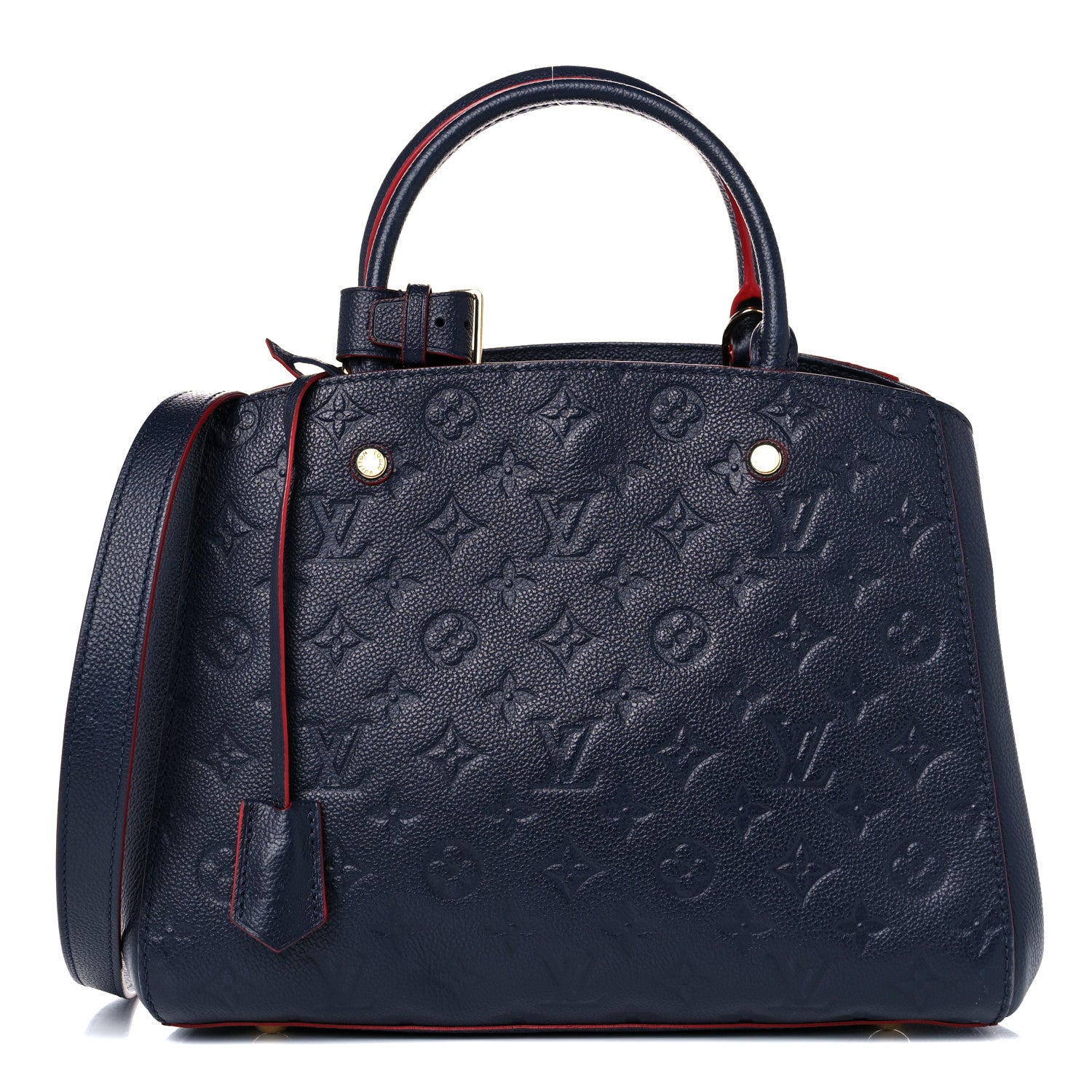 Louis Vuitton Empreinte Montaigne MM Marine Rouge 1 of 20