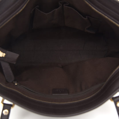 Gucci GG Supreme Monogram Medium Joy Tote Dark Brown 5 of 9