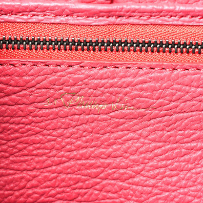 3.1 Phillip Lim Textured Calfskin Medium Pashli Satchel Raspberry 6 of 8