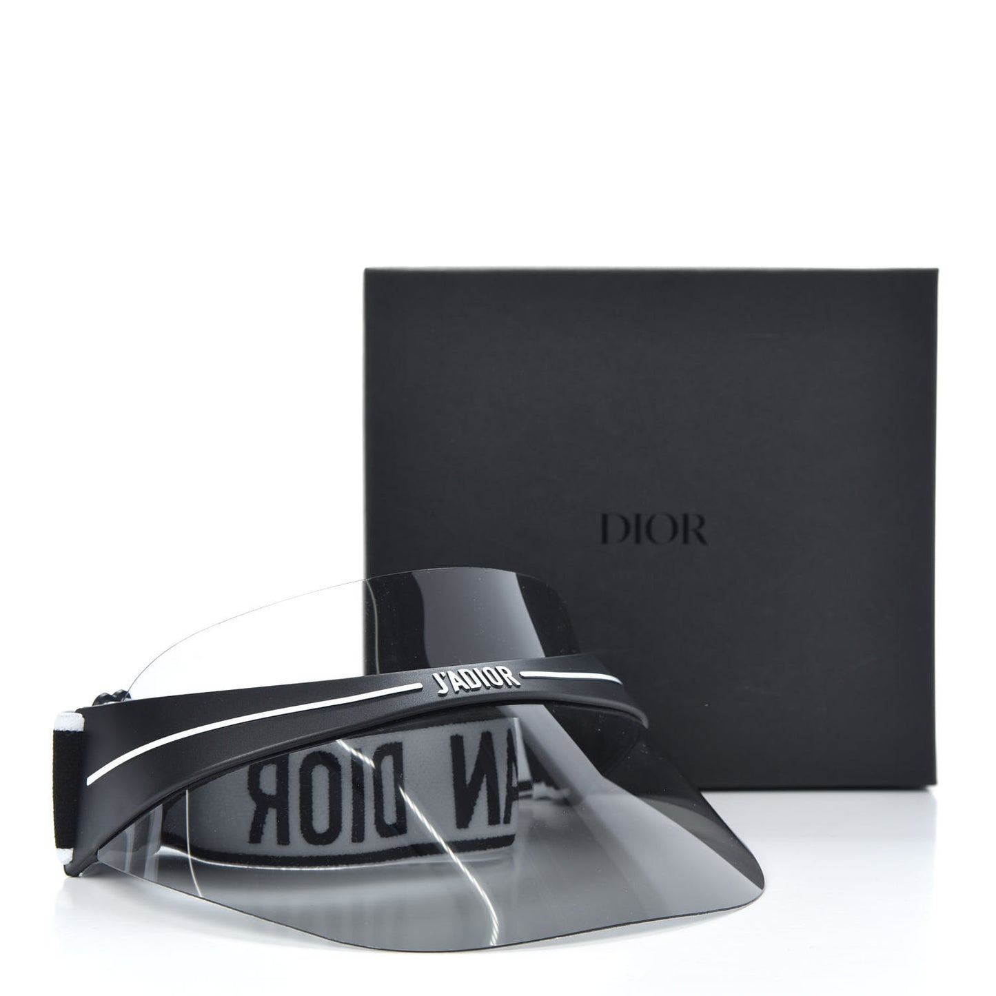 Mirrored DiorClub1 Sun Visor Black