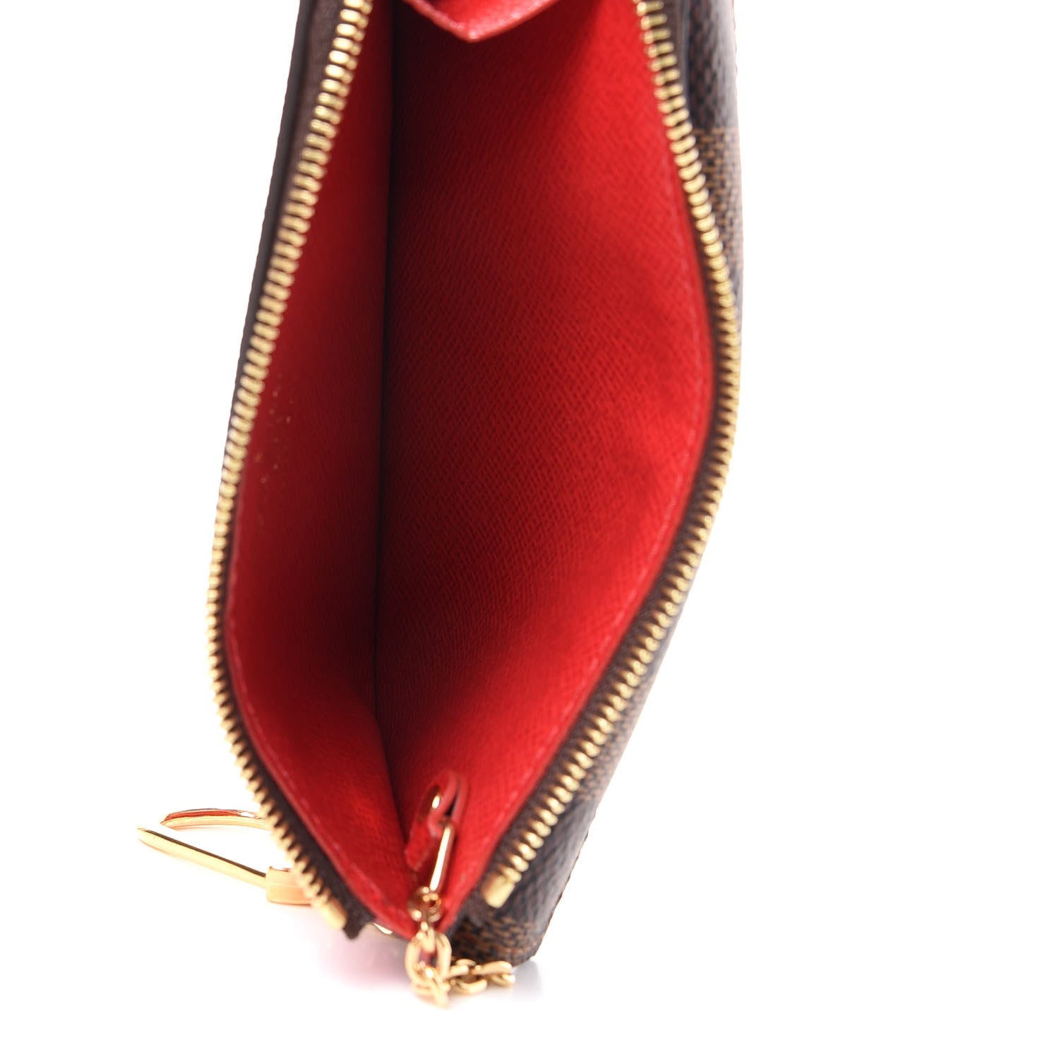 Louis Vuitton Damier Ebene Recto Verso Card Holder Red 5 of 8