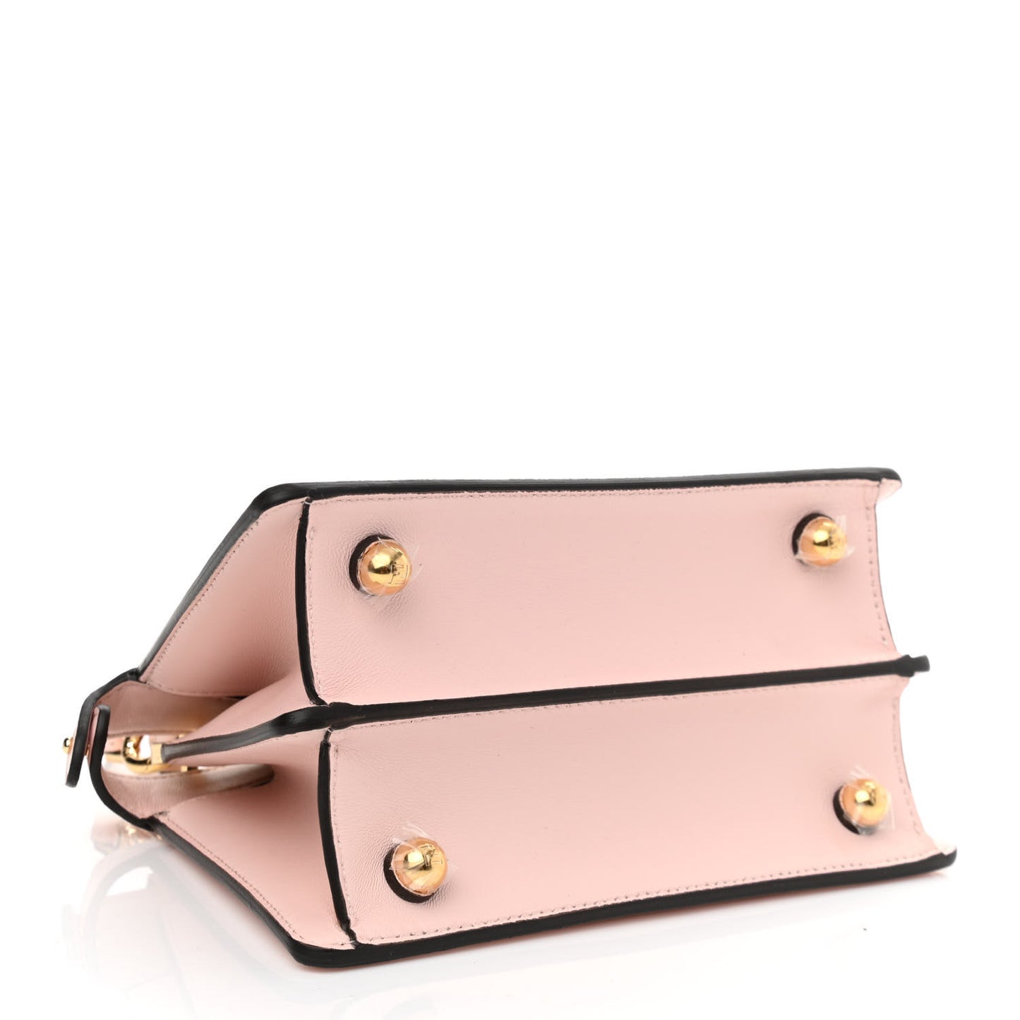 Shiny Nappa Petite Peekaboo I SEE U Satchel Rosa Confetto