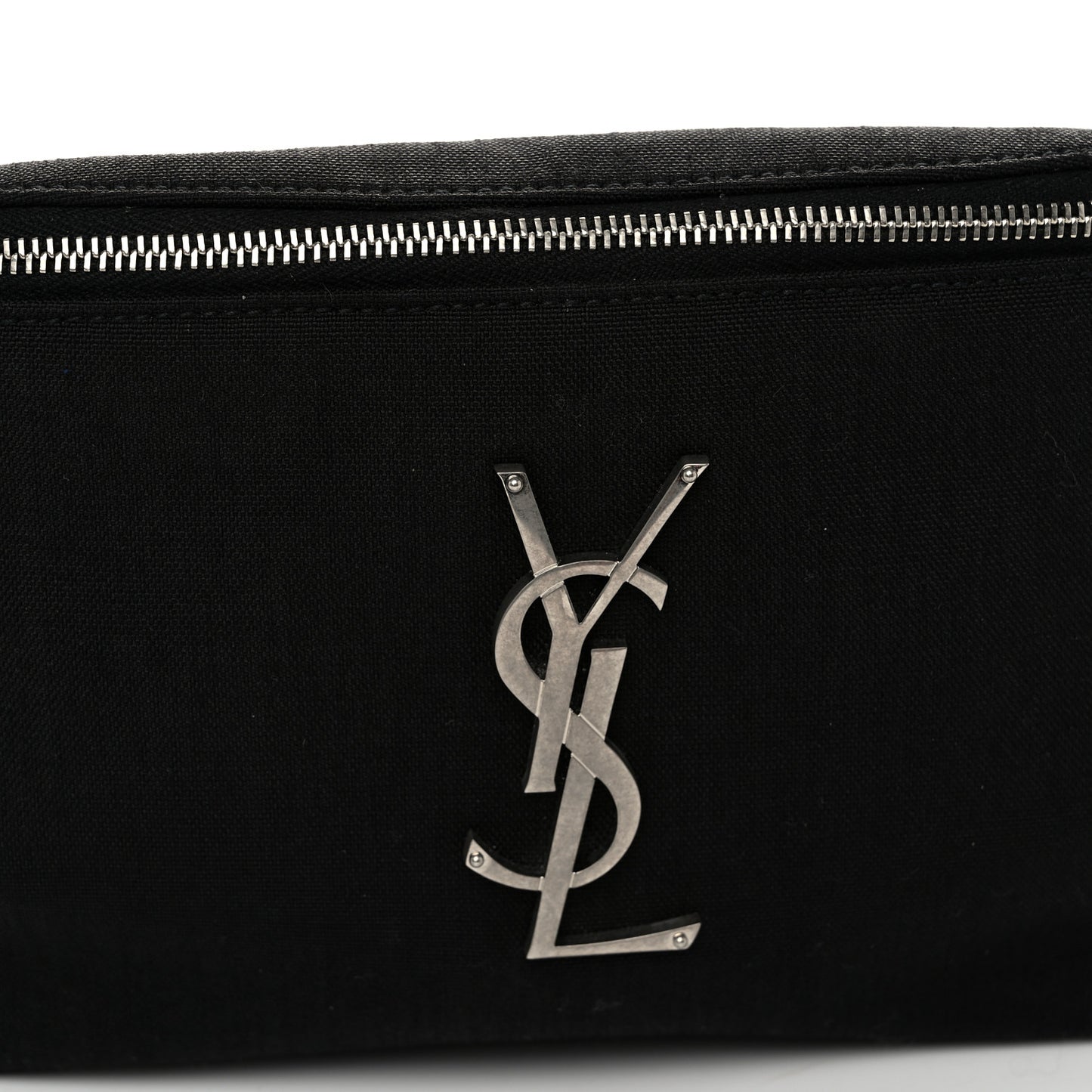 Canvas Monogram Belt Bag Black