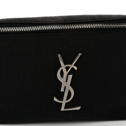 Saint Laurent Canvas Monogram Belt Bag Black 8 of 10
