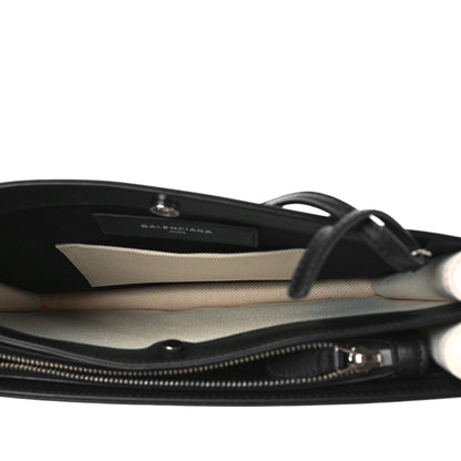 Balenciaga Cotton Canvas Pochette Crossbody Bag Black 5 of 9
