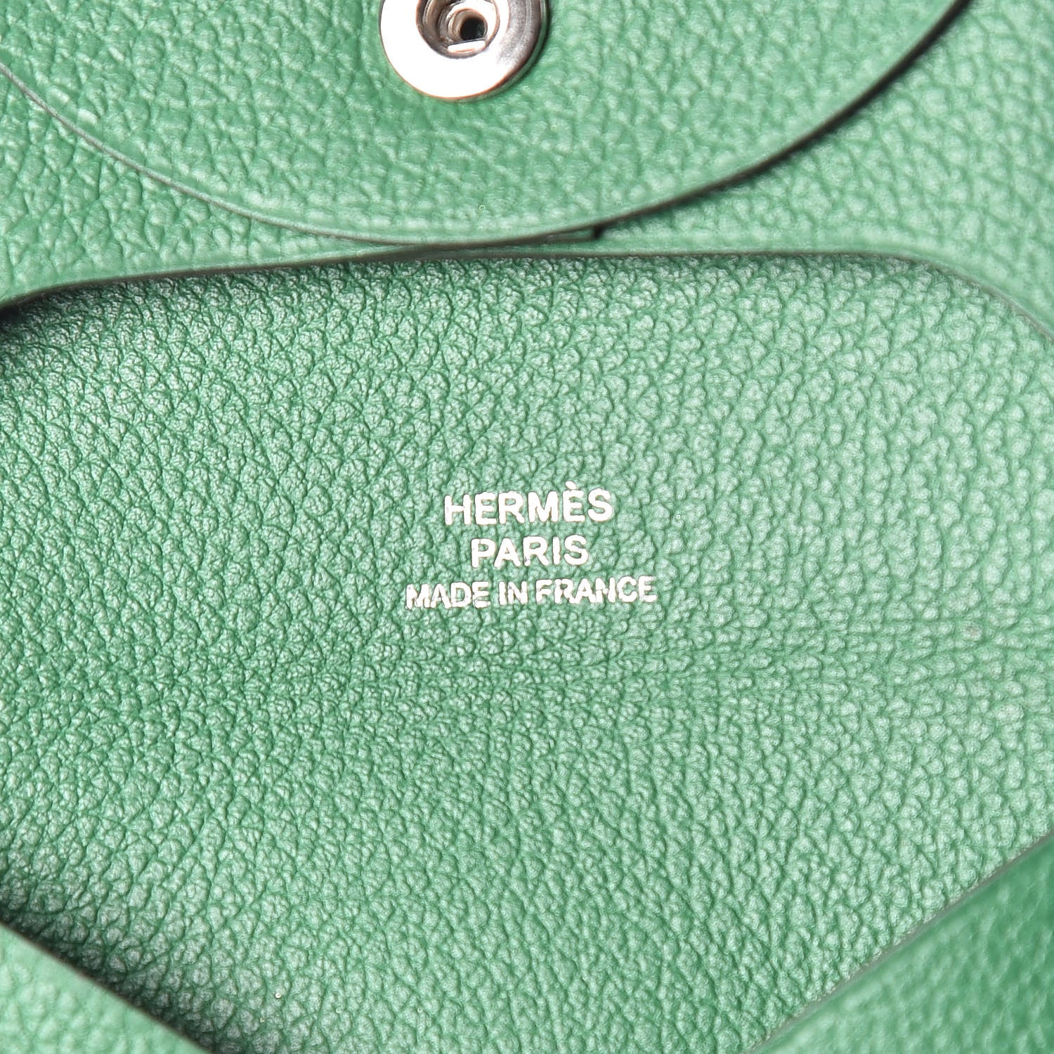 Hermes Evercolor Bastia Coin Purse Cactus 6 of 8