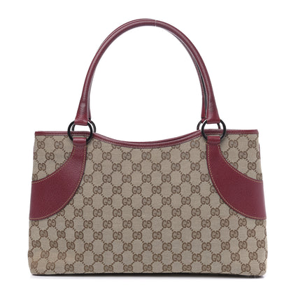 Gucci Monogram Shoulder Bag Red 1 of 12