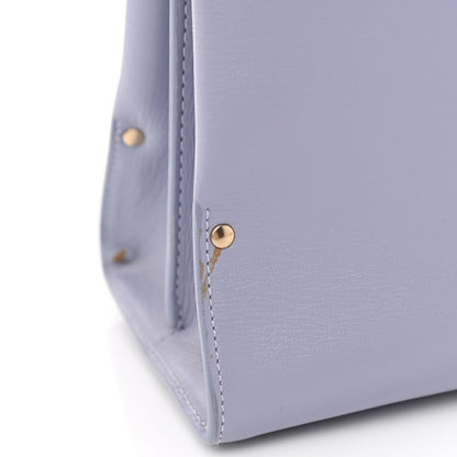 Salvatore Ferragamo Calfskin Gancini 2-Way Top Handle Bag Light Purple 10 of 14