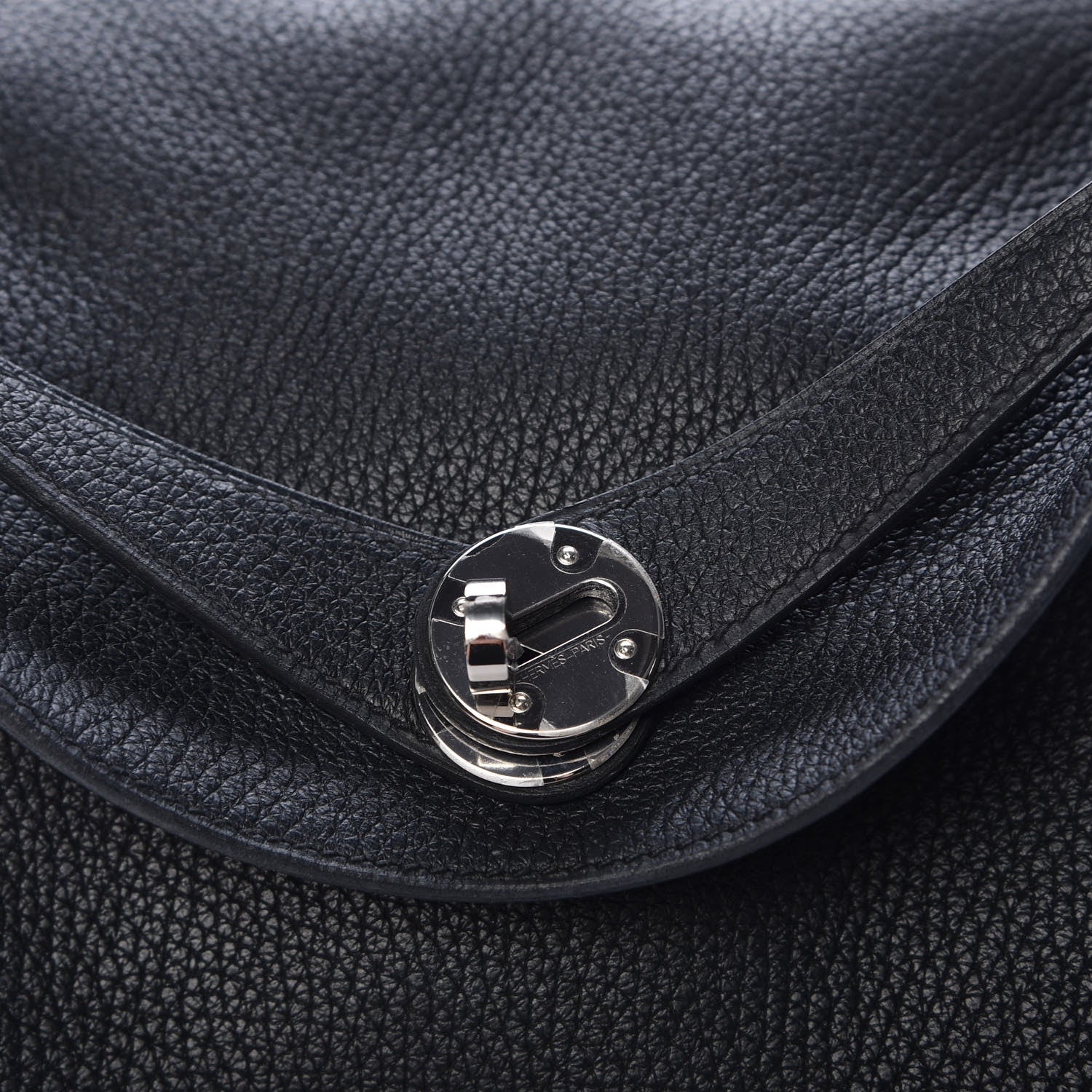 Hermes Taurillon Clemence Lindy 30 Black 9 of 12