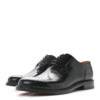 Christian Dior Polished Calfskin Mens Derby Shoe 43 Black 3 of 12