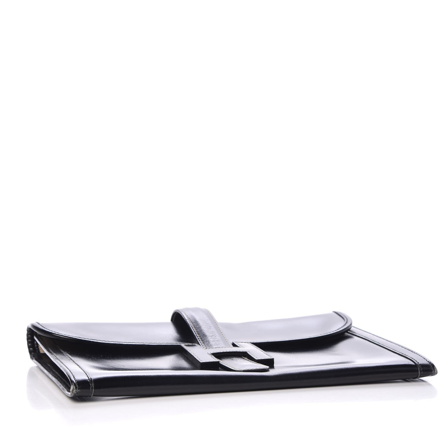 Hermes Box Calf Jige PM Clutch Black 4 of 13