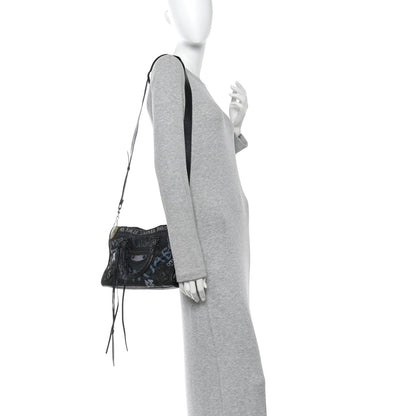 Balenciaga Agneau Graffiti All Over Classic Hardware S City Black Multicolor 2 of 12