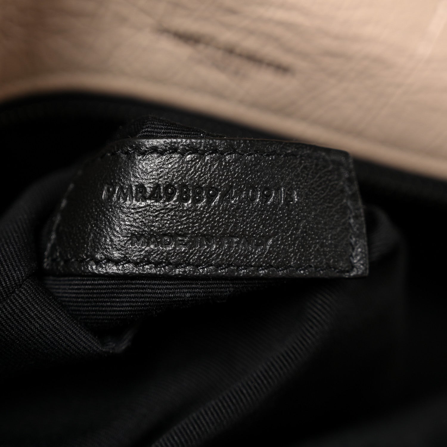 Saint Laurent Crinkled Calfskin Matelasse Monogram Medium Niki Chain Satchel Gold Sand 7 of 15