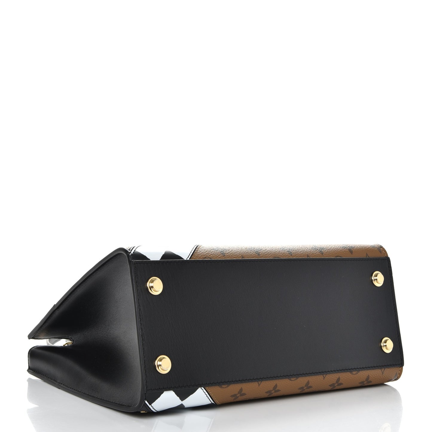 Calfskin Reverse Monogram City Steamer MM