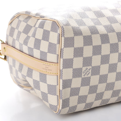 Louis Vuitton Damier Azur Speedy Bandouliere 25 6 of 10