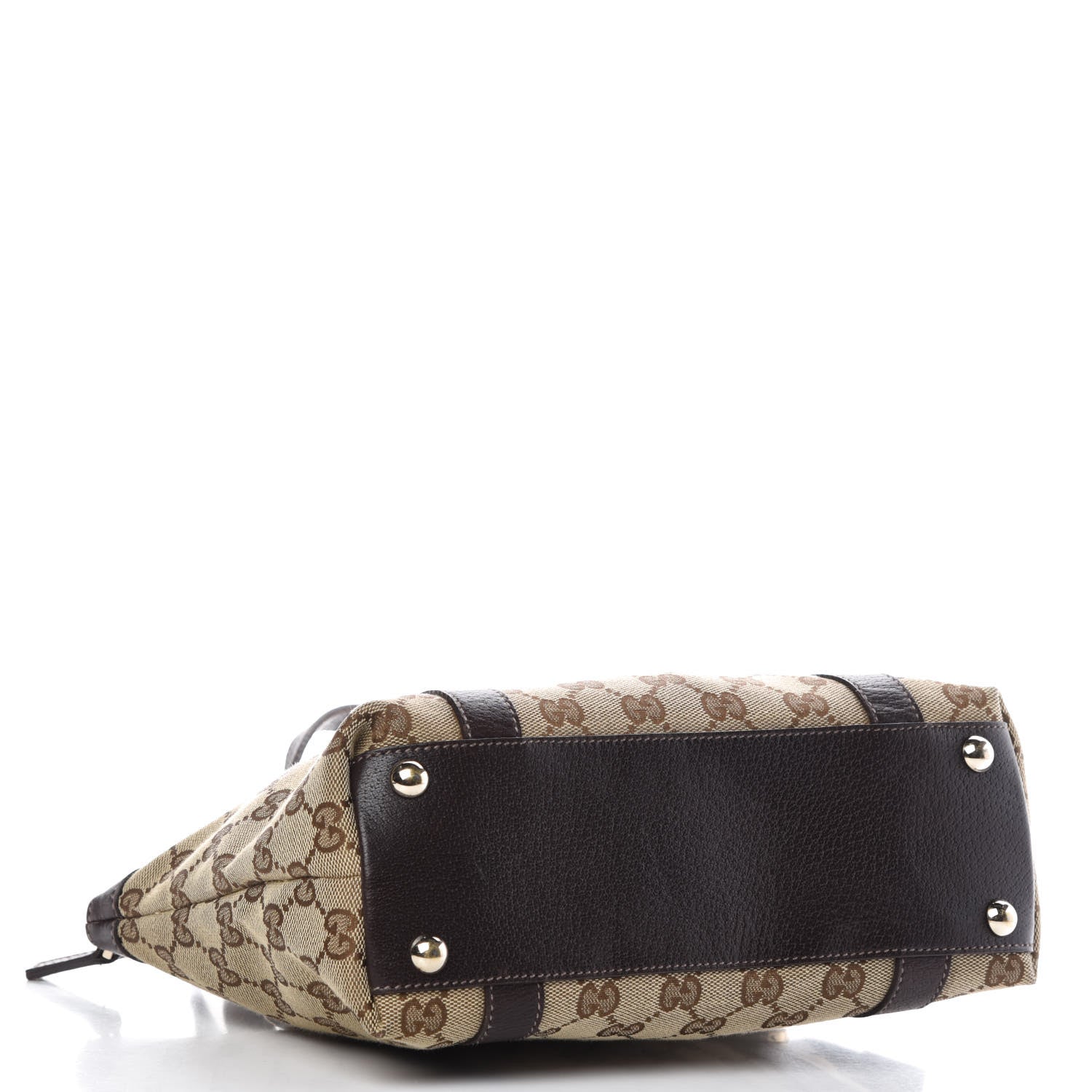 Gucci Monogram Small Abbey Tote Dark Brown 4 of 11