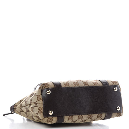Gucci Monogram Small Abbey Tote Dark Brown 4 of 11
