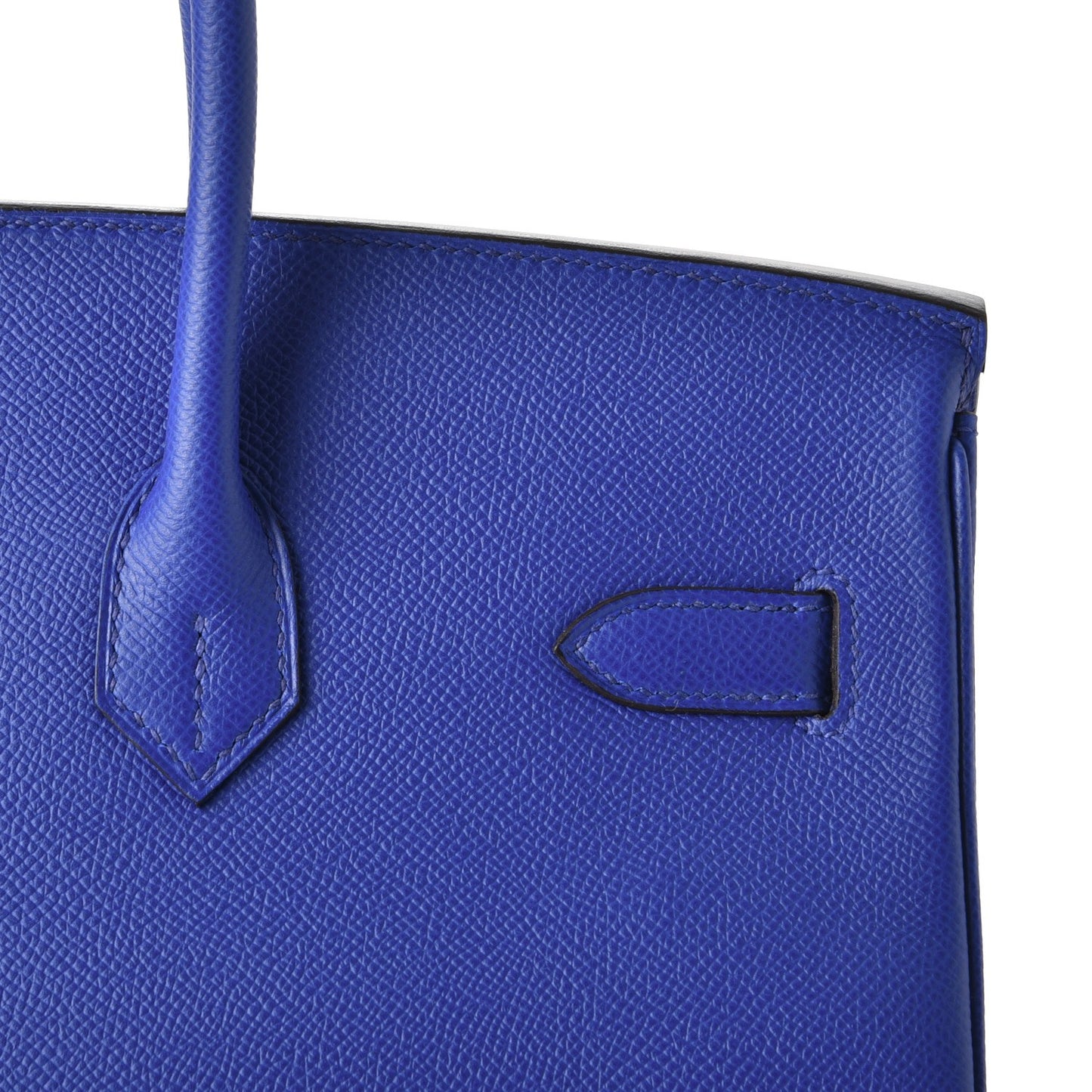 Epsom Birkin 35 Bleu Electrique