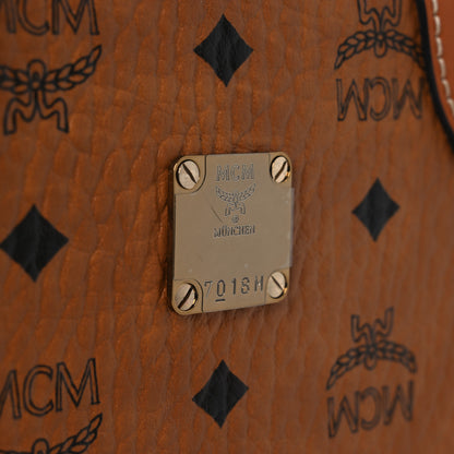 MCM Visetos Soft Berlin Crossbody Cognac 12 of 12