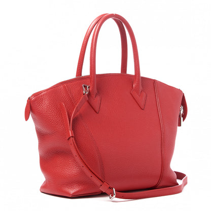 Louis Vuitton Veau Cachemire Soft Lockit PM Framboise 2 of 9