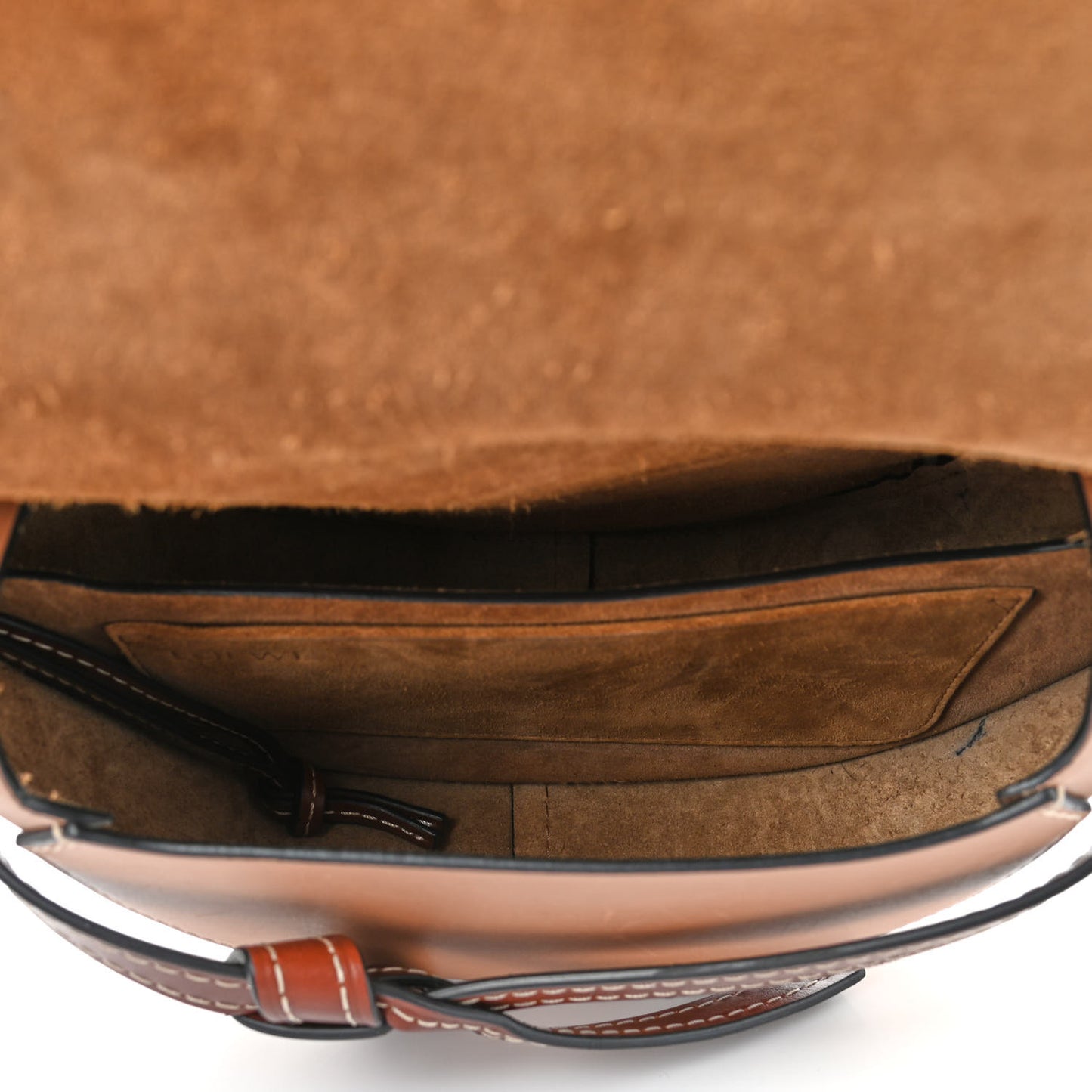 Calfskin Small Gate Crossbody Bag Taupe