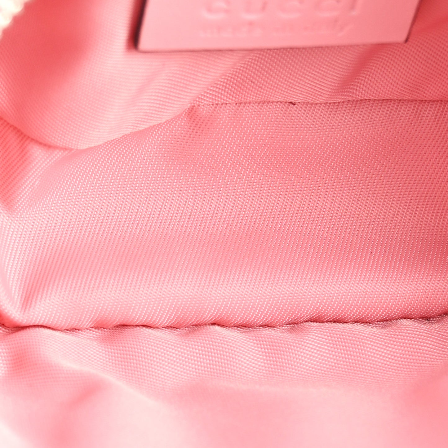 Calfskin Matelasse GG Marmont Key Pouch Wild Rose