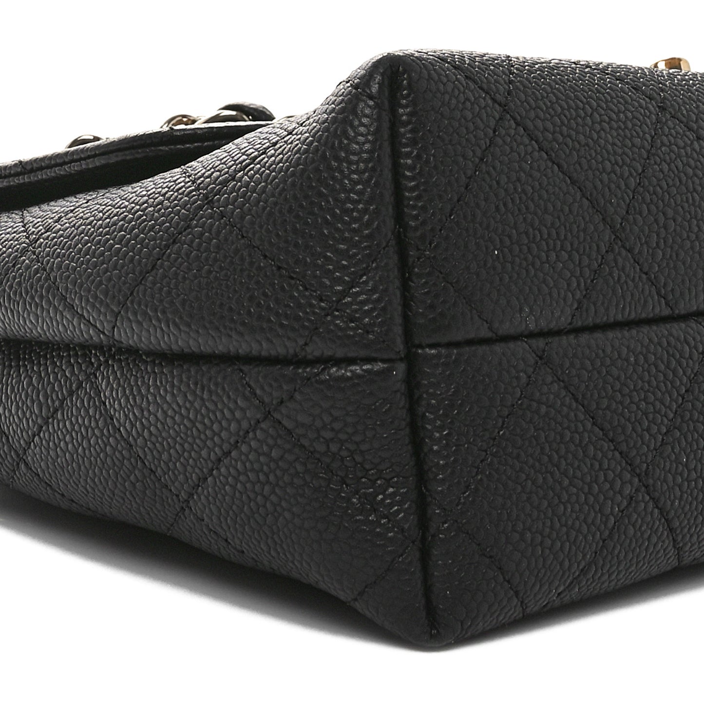 Caviar Quilted City Walk Flap Black