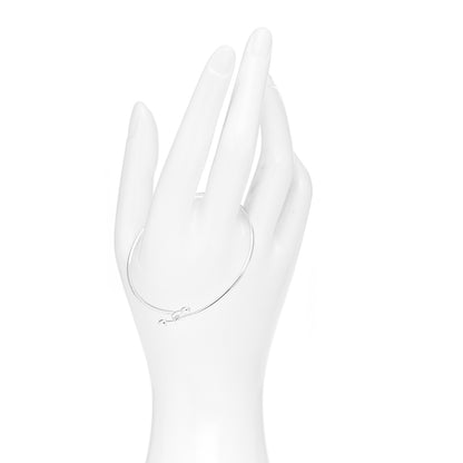Tiffany Sterling Silver Hook Bangle Bracelet 2 of 4
