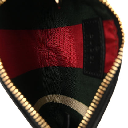 Gucci GG Supreme Monogram Selleria Key Case Black 5 of 7