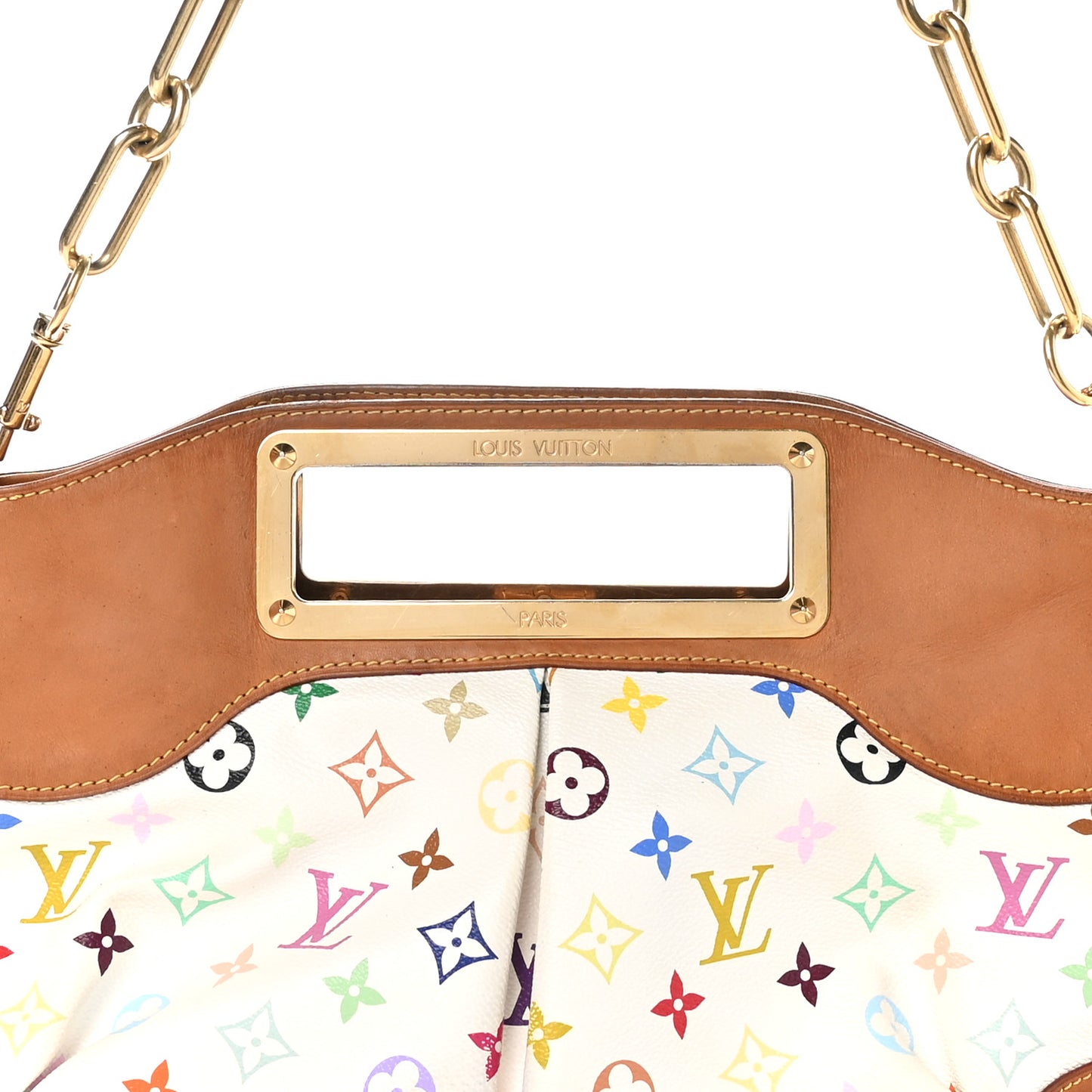 Monogram Multicolor Judy GM White