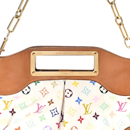 Louis Vuitton Monogram Multicolor Judy GM White 7 of 9