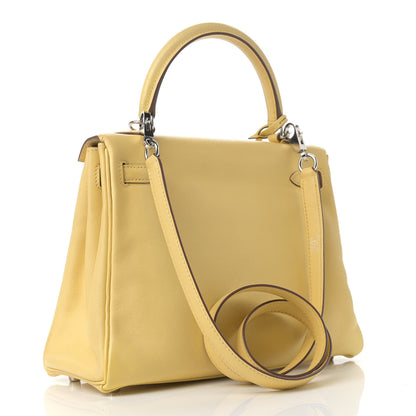Hermes Swift Kelly Retourne 25 Jaune Poussin 2 of 17