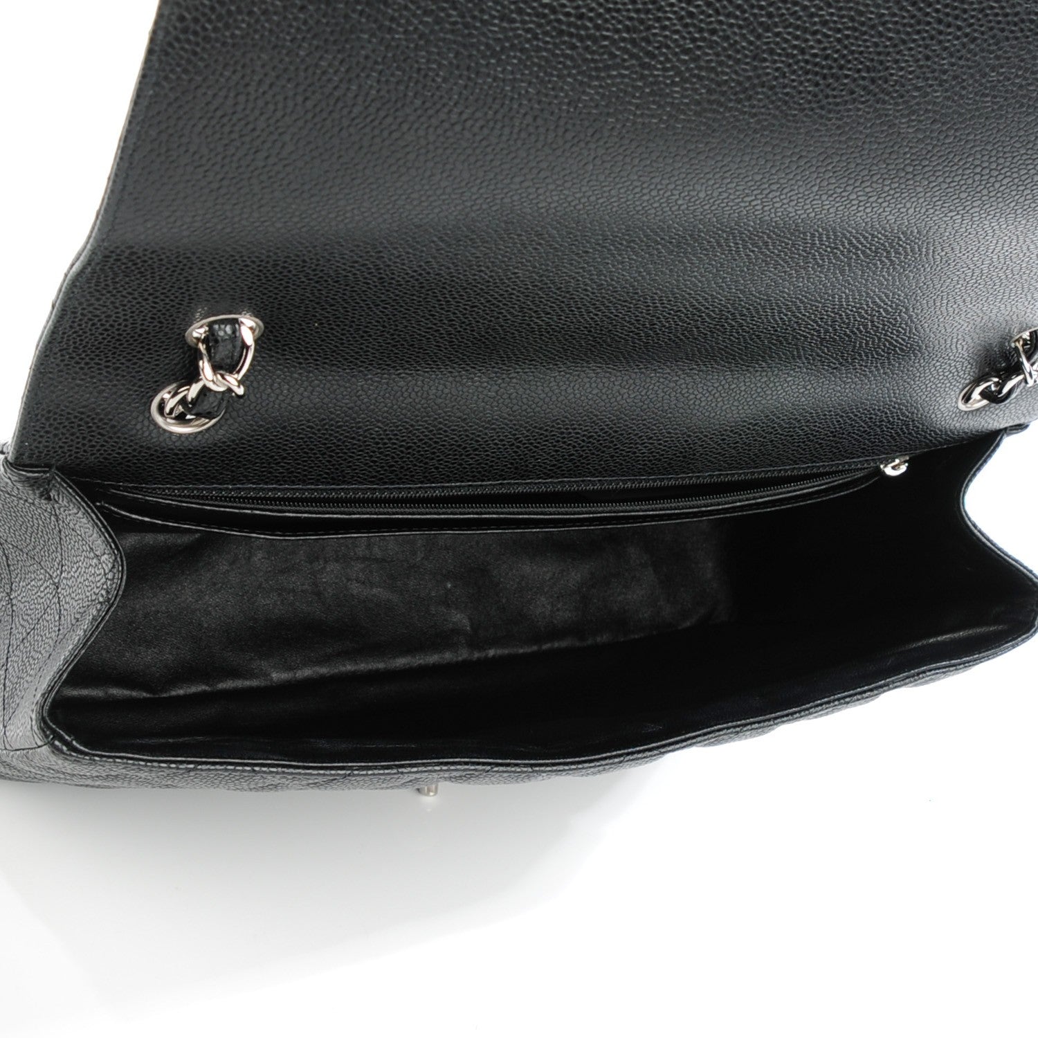 Chanel Caviar Quilted Maxi Single Flap Black 6 of 9