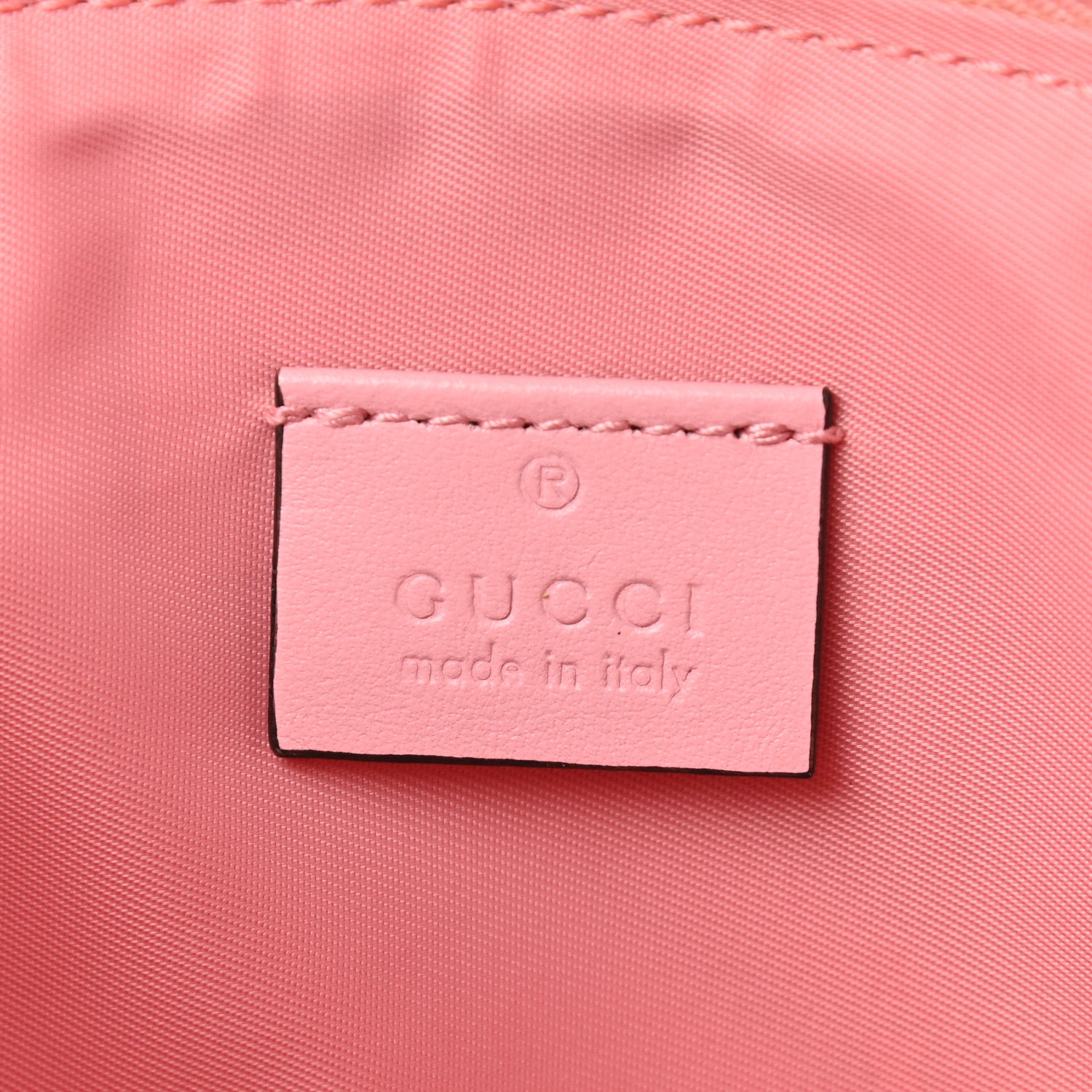 Gucci Calfskin Matelasse Large GG Marmont Pouch Cosmetic Case Wild Rose 6 of 7