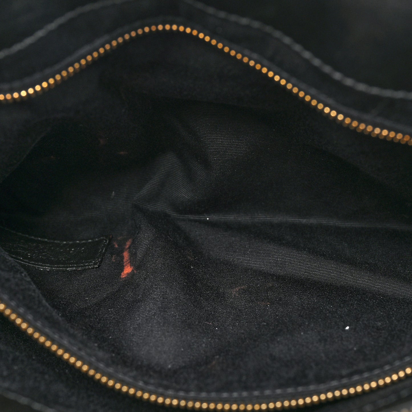 Canvas Bandana Medium Loulou Chain Satchel Black White