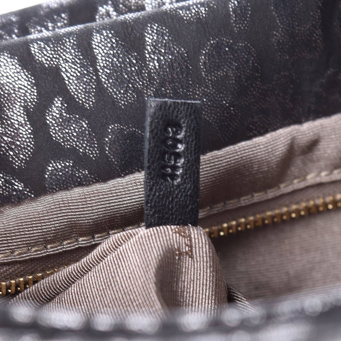 Suede Leopard Embossed Sugar Flap Shoulder Bag Black