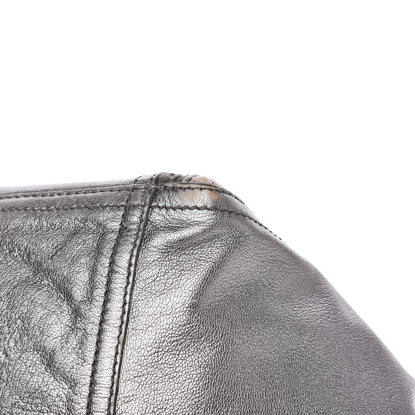 Calfskin Small Downtown Silver
