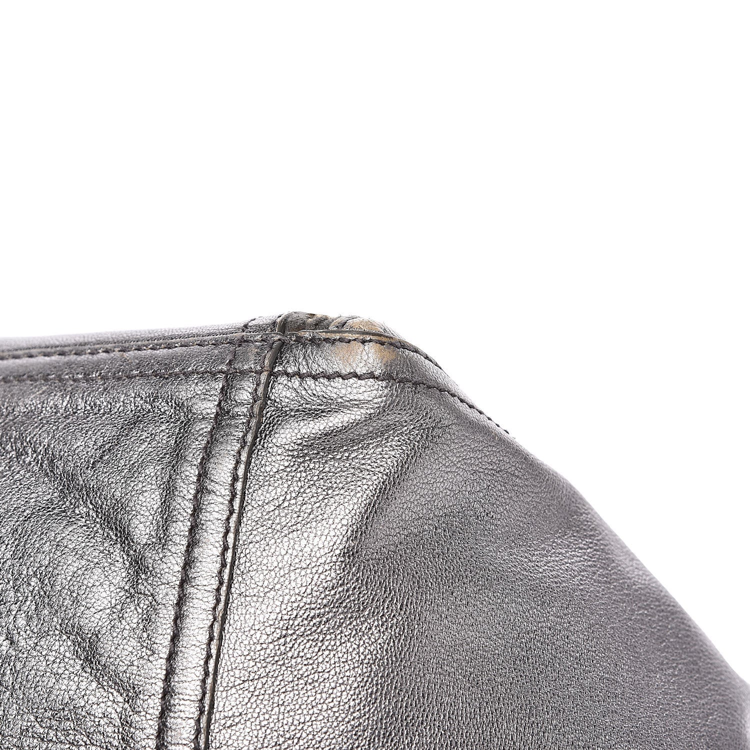 Saint Laurent Calfskin Small Downtown Silver 10 of 16