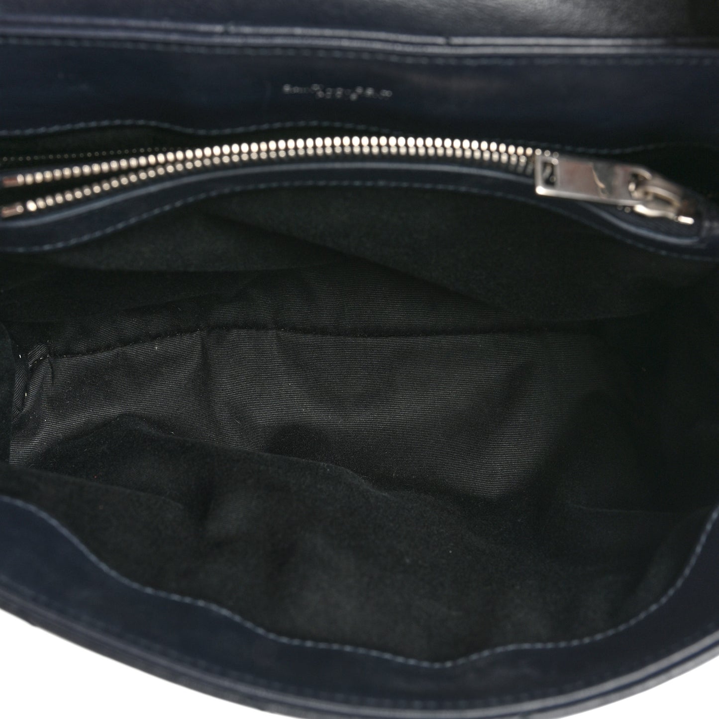 Calfskin Y Quilted Monogram Medium Loulou Chain Satchel Medium Blue