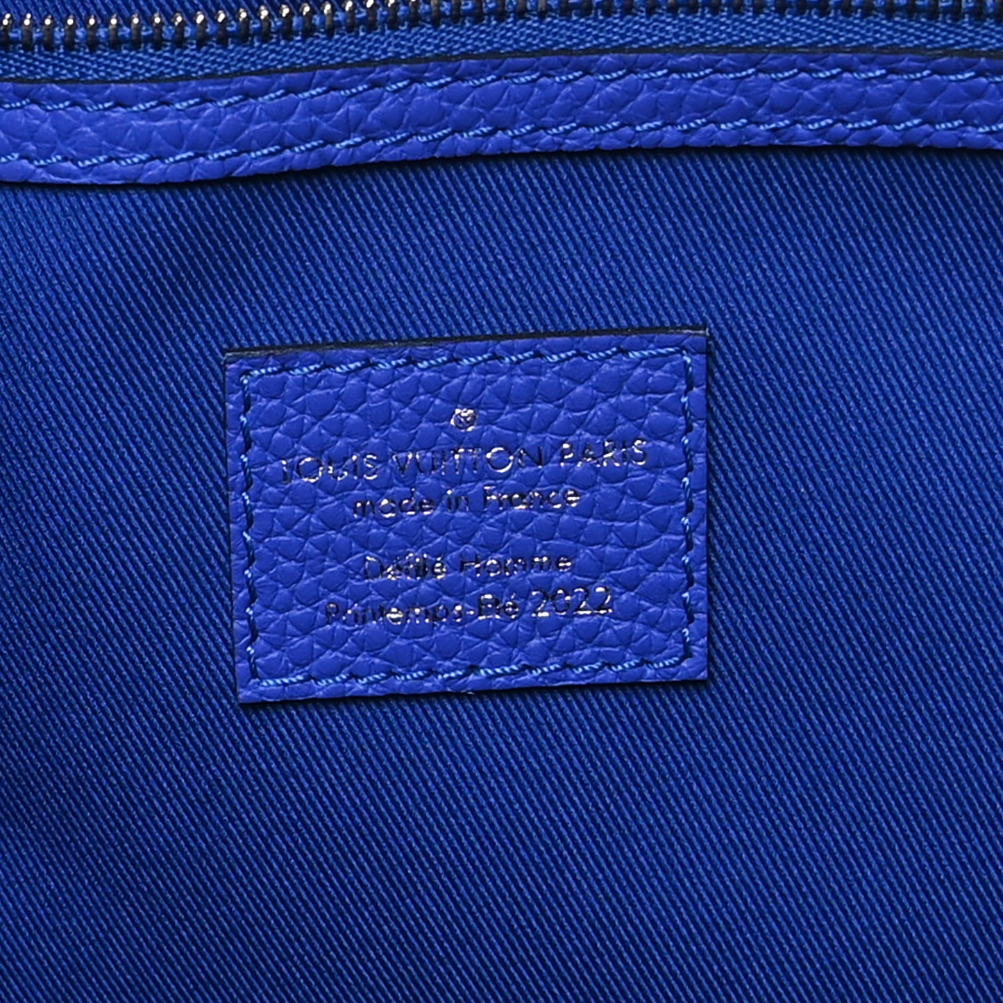 Taurillon Illusion Keepall Bandouliere 50 Bleu Rose