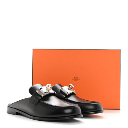 Hermes Calfskin Iota Mules 40 Black 14 of 14