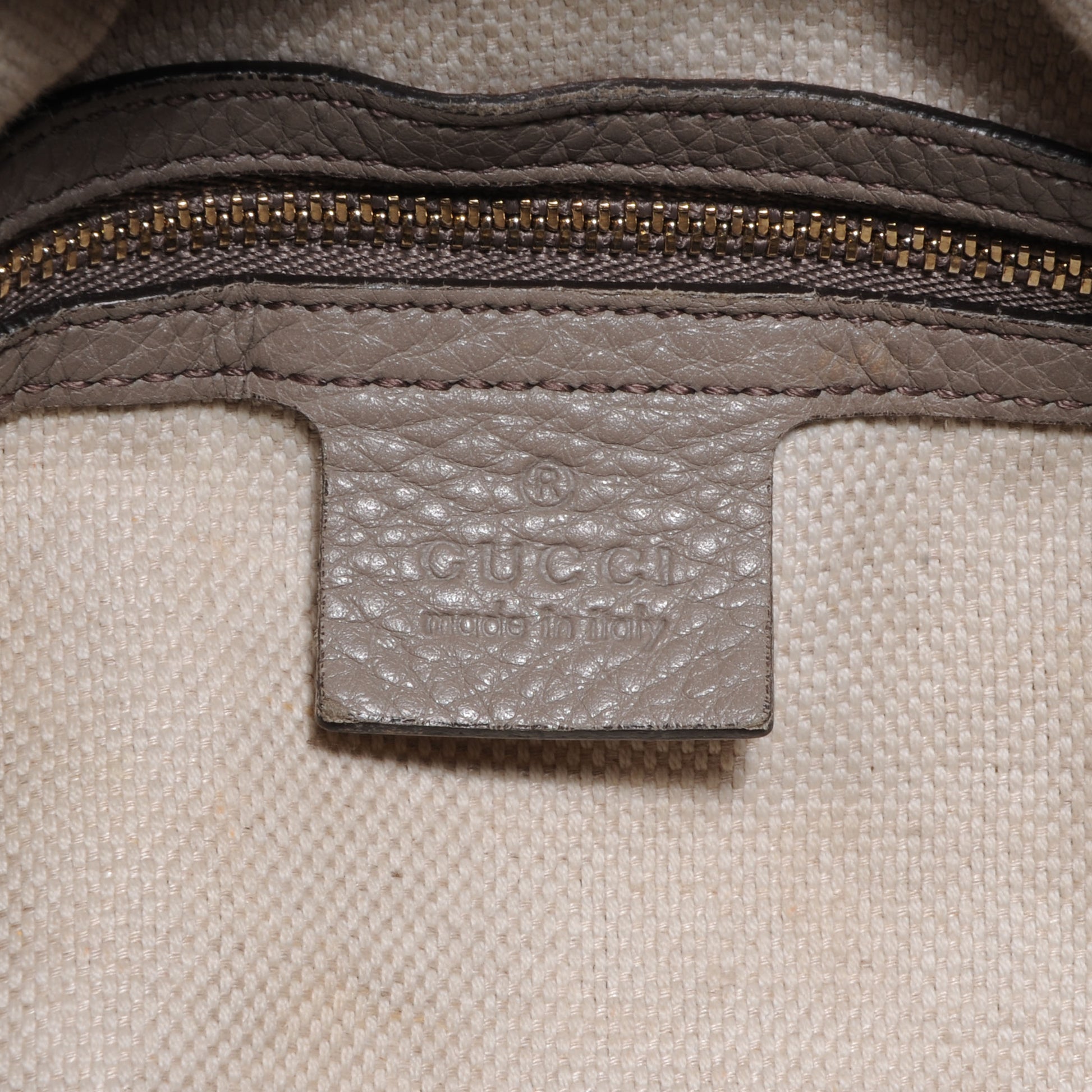Gucci Pebbled Calfskin Large Soho Hobo New Fango 6 of 8