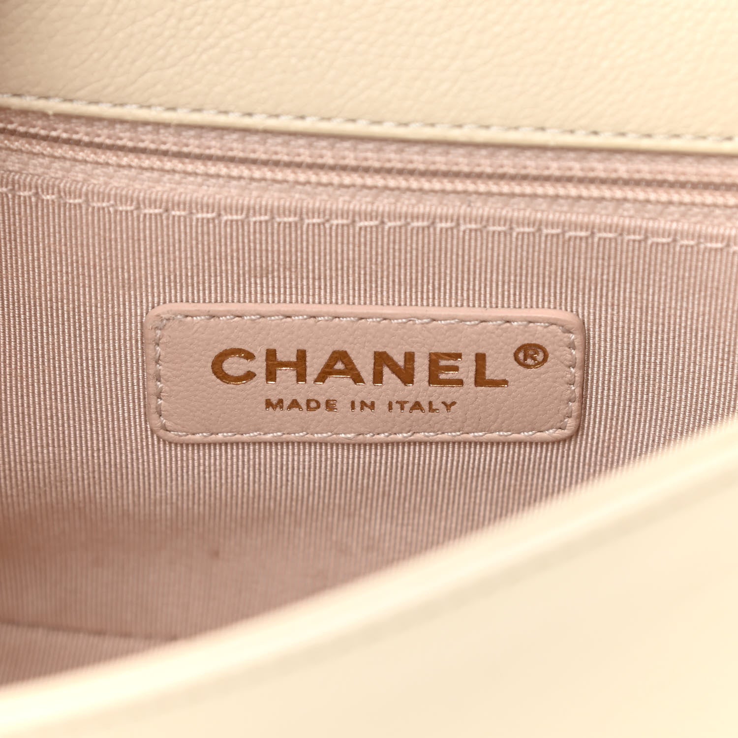 Chanel Caviar Quilted Small Studded Flap Off White 6 of 14
